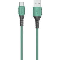 Дата кабель USB 2.0 AM to Type-C 1.0m PD-B51a Green Proda (PD-B51a-GR) Diawest