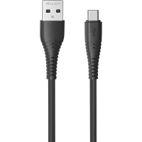 Дата кабель USB 2.0 AM to Type-C PD-B85a Black Proda (PD-B85a-BK) Diawest