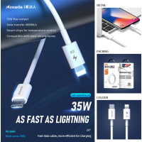Дата кабель USB-C to Lightning 1.0m PD-B84i 35W Proda (PD-B84i-WHT) Diawest
