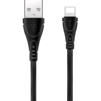 Дата кабель USB 2.0 AM to Lightning 1.0m SC-112i Black XoKo (XK-SC-112i-BK) Diawest