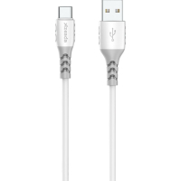 Дата кабель USB 2.0 AM to Type-C 1.0m PD-B51a White Proda (PD-B51a-WH) Diawest