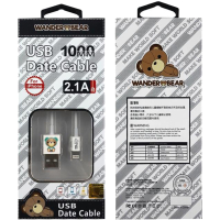 Дата кабель USB 2.0 AM to Lightning 1.0m SC-007i WanderBear XoKo (SC-007i) Diawest