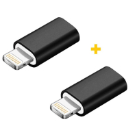 Перехідник MicroUSB to Lightning AC-005 2 pcs XoKo (XK-AC005-BK2) Diawest