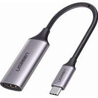 Перехідник USB2.0 Type C to HDMI V2.0 4K60Hz 10cm CM297 gray Ugreen (70444) Diawest