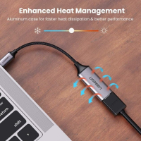 Переходник USB2.0 Type C to HDMI V2.0 4K60Hz 10cm CM297 gray Ugreen (70444) Diawest
