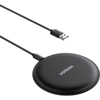 Зарядное устройство Ugreen CD186 Wireless Charging Pad (15 W) black (80537) Diawest