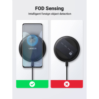 Зарядное устройство Ugreen CD186 Wireless Charging Pad (15 W) black (80537) Diawest