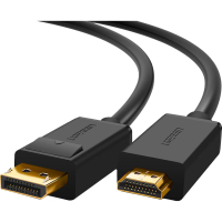 Кабель мультимедійний DisplayPort M to HDMI 2.0m v1.4, DP101 Ugreen (10202) Diawest