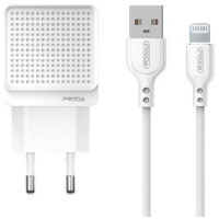 Зарядное устройство Proda Saiya air А25i 2USB 18W white + cable Lightning (PD-A25i-Cab-WH) Diawest