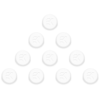 Фітинг для СВО Ekwb EK-Quantum Torque Plug Cover 10-Pack - White (3831109904312) Diawest
