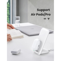 Зарядное устройство Ugreen CD221 Wireless Stand (15 W) white (80576) Diawest