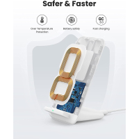 Зарядное устройство Ugreen CD221 Wireless Stand (15 W) white (80576) Diawest