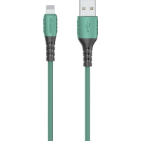 Дата кабель USB 2.0 AM to Lightning 1.0m PD-B51i Green Proda (PD-B51i-GR) Diawest