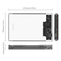 Кишеня зовнішня Orico HDD 2139C3-CR-PRO (HC380176) Diawest