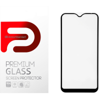Скло захисне Armorstandart Full Glue Samsung A02 (A022) Black (ARM58163) Diawest