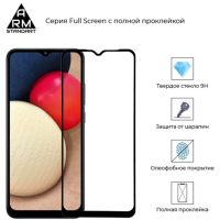 Скло захисне Armorstandart Full Glue Samsung A02s (A025) Black (ARM58164) Diawest