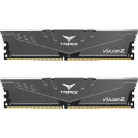 Модуль пам'яті для комп'ютера DDR4 16GB (2x8GB) 3600 MHz Vulcan Z Gray Team (TLZGD416G3600HC18JDC01) Diawest