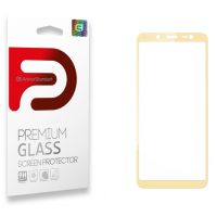 Скло захисне Armorstandart Full Glue Samsung J8 2018 (J810) Gold (ARM52175) Diawest