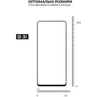 Скло захисне Armorstandart Pro Xiaomi 12T / 12T Pro / Poco X5 Pro 5G Black (ARM62875) Diawest