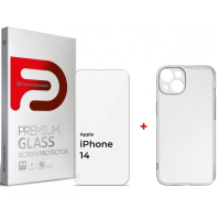 Чехол для моб. телефона Armorstandart Apple iPhone 14 (Clear glass + Air Series Case) (ARM66923) Diawest