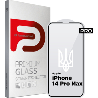 Скло захисне Armorstandart Pro 3D LE Apple iPhone 14 Pro Max Black (ARM65656) Diawest