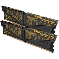 Модуль пам'яті для комп'ютера DDR4 16GB (2x8GB) 3200 MHz Vulcan TUF Yellow Team (TLTYD416G3200HC16CDC01) Diawest