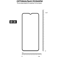 Скло захисне Armorstandart Pro Vivo Y53s Black (ARM59820) Diawest