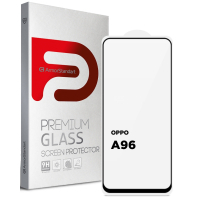 Скло захисне Armorstandart Full Glue OPPO А96 Black (ARM66968) Diawest