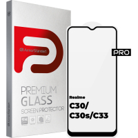 Скло захисне Armorstandart Pro Realme C30/C30s/C33 Black (ARM64728) Diawest