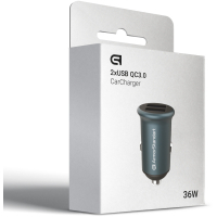 Зарядний пристрій Armorstandart Car 2xUSB QC3.0 Grey (ARM65438) Diawest