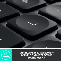 Клавиатура Logitech MX Keys Advanced for Business Wireless Illuminated UA Graphite (920-010251) Diawest