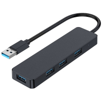 Концентратор Gembird USB 3.0 4 ports black (UHB-U3P4-04) Diawest