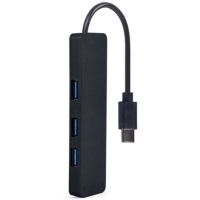 Концентратор Gembird USB-C UHB-U3P4-01 4 ports USB 3.1 (UHB-CM-U3P4-01) Diawest