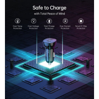 Зарядное устройство Choetech car 2хUSB-C 40W PD black (TC0008-BK) Diawest
