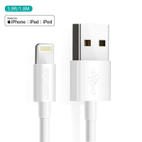 Дата кабель USB 2.0 AM to Lightning 1.8m 2.1A MFI White Choetech (IP0027-WH) Diawest