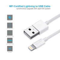 Дата кабель USB 2.0 AM to Lightning 1.8m 2.1A MFI White Choetech (IP0027-WH) Diawest