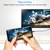 Кабель мультимедийный USB-C to DisplayPort 1.8m 4K 60Hz Choetech (XCP-1801BK) Diawest