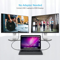 Кабель мультимедійний USB-C to HDMI 1.8m 4K 60Hz Choetech (CH0021-BK) Diawest
