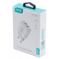 Зарядний пристрій Choetech 2xUSB 5V/2A (C0030EU-WH) Diawest