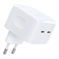 Зарядний пристрій Choetech 2xUSB-С 35W PD/QC (Q5008-EU-WH) Diawest