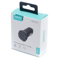 Зарядное устройство Choetech car 2хUSB-A 36W QC black (C0051-BK) Diawest