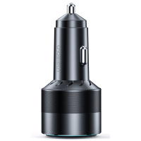 Зарядное устройство Choetech car 2хUSB-C+USB-A 130W QC3.0/PD/PPS black (TC0011-BK) Diawest