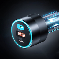 Зарядное устройство Choetech car 2хUSB-C+USB-A 130W QC3.0/PD/PPS black (TC0011-BK) Diawest