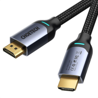 Кабель мультимедійний HDMI to HDMI 2.0m V.2.1 8K 60Hz HDR10 HLG 48Gbps YUV 444 Choetech (XHH01-BK) Diawest