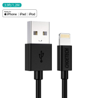 Дата кабель USB 2.0 AM to Lightning 1.2m 2.1A MFI Black Choetech (IP0026-BK) Diawest