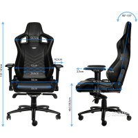 Кресло игровое Noblechairs Epic Series Black/Gold (NBL-PU-GOL-002) Diawest