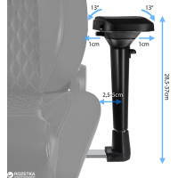 Кресло игровое Noblechairs Epic Series Black/Gold (NBL-PU-GOL-002) Diawest
