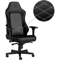 Кресло игровое Noblechairs HERO Black/Platinum White (NBL-HRO-PU-BPW) Diawest