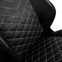 Кресло игровое Noblechairs HERO Black/Platinum White (NBL-HRO-PU-BPW) Diawest