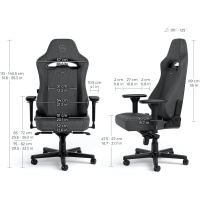 Кресло игровое Noblechairs HERO ST TX Gaming Chair Anthracite (NBL-HRO-ST-ATC) Diawest